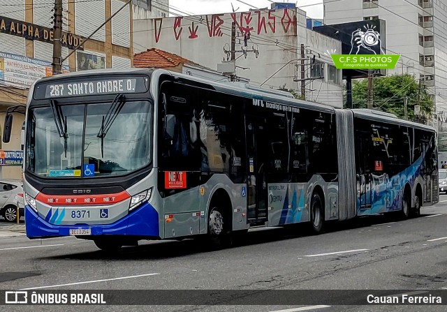 Next Mobilidade - ABC Sistema de Transporte 8371 na cidade de São Bernardo do Campo, São Paulo, Brasil, por Cauan Ferreira. Número da foto: #13008051.