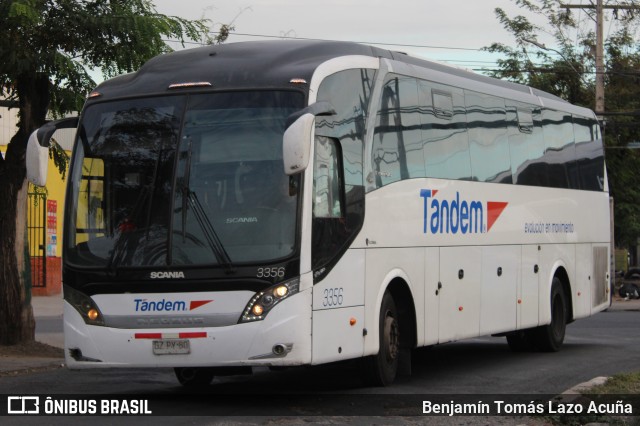 Tandem 3356 na cidade de Estación Central, Santiago, Metropolitana de Santiago, Chile, por Benjamín Tomás Lazo Acuña. Número da foto: #13007897.