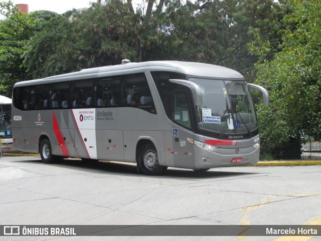 Empresa de Ônibus Pássaro Marron 45204 na cidade de São Paulo, São Paulo, Brasil, por Marcelo Horta. Número da foto: #13006670.