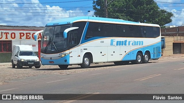Emtram 4160 na cidade de Barra da Estiva, Bahia, Brasil, por Flávio  Santos. Número da foto: #13031214.