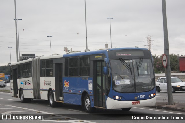 Sambaíba Transportes Urbanos 2 1511 na cidade de São Paulo, São Paulo, Brasil, por Grupo Diamantino Lucas. Número da foto: #13030837.