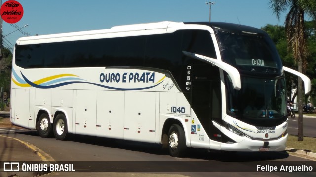 Viação Ouro e Prata 1040 na cidade de Campo Grande, Mato Grosso do Sul, Brasil, por Felipe Arguelho. Número da foto: #13030906.