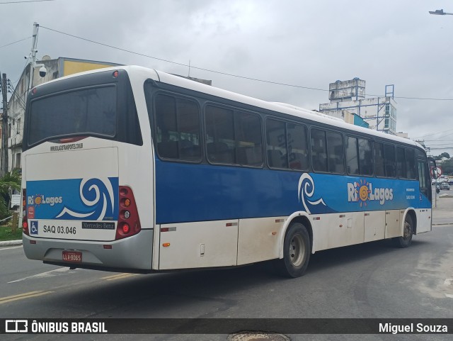 Rio Lagos Transportes SAQ.03.046 na cidade de Saquarema, Rio de Janeiro, Brasil, por Miguel Souza. Número da foto: #13030724.