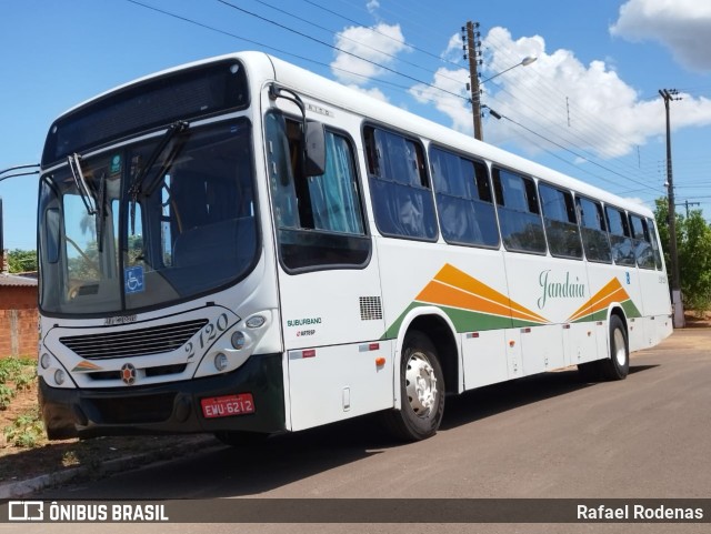 Jandaia Transportes e Turismo 2120 na cidade de Santo Expedito, São Paulo, Brasil, por Rafael Rodenas. Número da foto: #13031123.