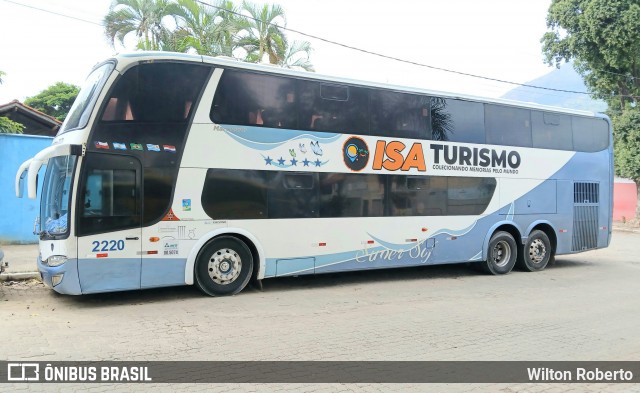 Isa Turismo 2220 na cidade de Governador Valadares, Minas Gerais, Brasil, por Wilton Roberto. Número da foto: #13031341.