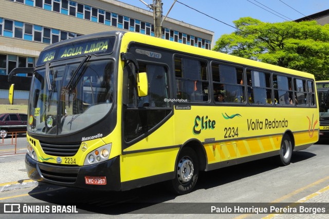 Viação Elite 2234 na cidade de Volta Redonda, Rio de Janeiro, Brasil, por Paulo Henrique Pereira Borges. Número da foto: #13032799.