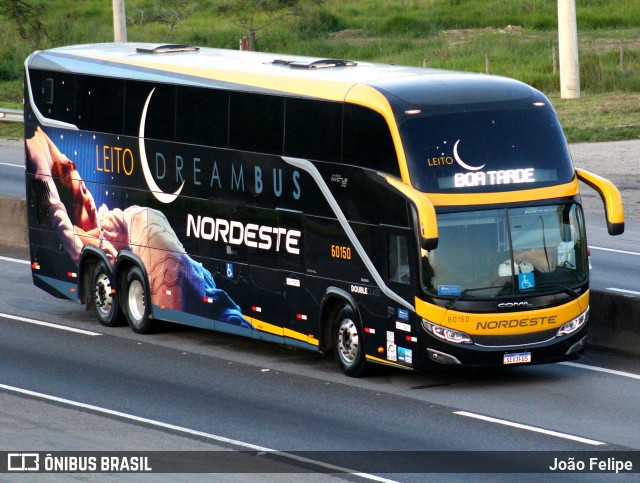 Expresso Nordeste 60150 na cidade de Canas, São Paulo, Brasil, por João Felipe. Número da foto: #13032975.