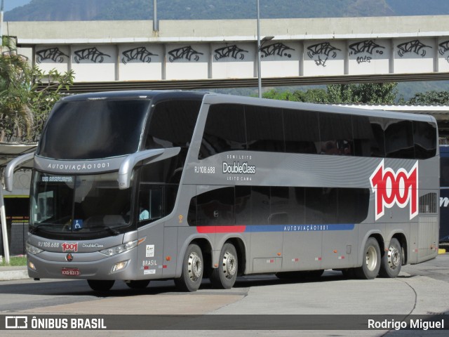 Auto Viação 1001 RJ 108.688 na cidade de Rio de Janeiro, Rio de Janeiro, Brasil, por Rodrigo Miguel. Número da foto: #13032033.