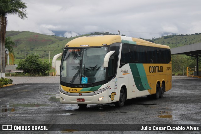 Empresa Gontijo de Transportes 21475 na cidade de Roseira, São Paulo, Brasil, por Julio Cesar Euzebio Alves. Número da foto: #13033123.