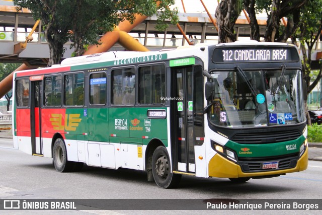 Viação Nossa Senhora de Lourdes B58104 na cidade de Rio de Janeiro, Rio de Janeiro, Brasil, por Paulo Henrique Pereira Borges. Número da foto: #13032838.