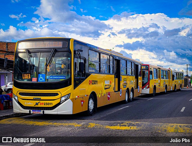 Auto Ônibus Líder 0923011 na cidade de Manaus, Amazonas, Brasil, por João Pbs. Número da foto: #13031462.