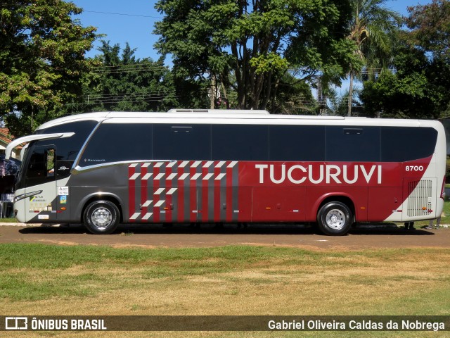 Tucuruvi Transportes e Turismo 8700 na cidade de Artur Nogueira, São Paulo, Brasil, por Gabriel Oliveira Caldas da Nobrega. Número da foto: #13030675.
