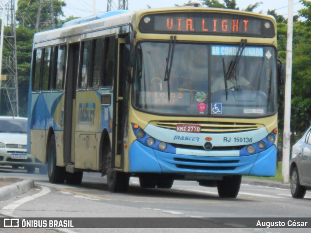 Master Transportes Coletivos de Passageiros RJ 159.136 na cidade de Nova Iguaçu, Rio de Janeiro, Brasil, por Augusto César. Número da foto: #13032293.