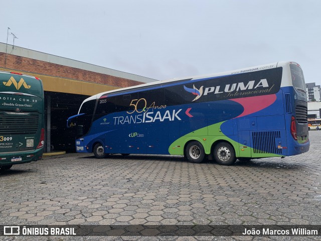 Trans Isaak Turismo 2055 na cidade de Divinópolis, Minas Gerais, Brasil, por João Marcos William. Número da foto: #13030951.