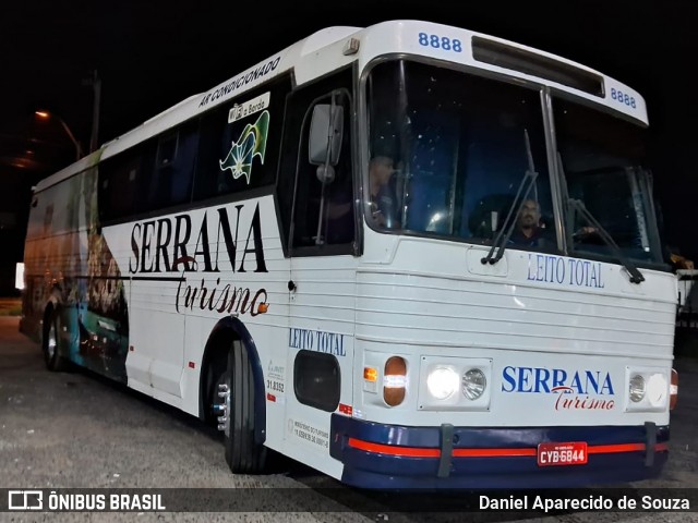 Serrana Turismo 8888 na cidade de Ribeirão Preto, São Paulo, Brasil, por Daniel Aparecido de Souza. Número da foto: #13031403.