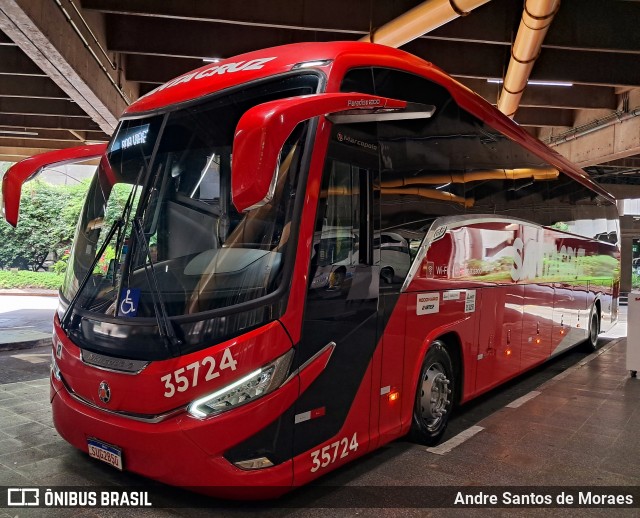 Viação Santa Cruz 35724 na cidade de São Paulo, São Paulo, Brasil, por Andre Santos de Moraes. Número da foto: #13031764.