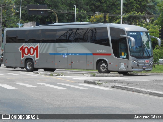 Auto Viação 1001 RJ 108.1241 na cidade de Nova Iguaçu, Rio de Janeiro, Brasil, por Augusto César. Número da foto: #13032470.