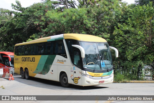 Empresa Gontijo de Transportes 21265 na cidade de São Paulo, São Paulo, Brasil, por Julio Cesar Euzebio Alves. Número da foto: #13033111.