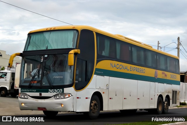 Nacional Expresso 36303 na cidade de Marília, São Paulo, Brasil, por Francisco Ivano. Número da foto: #13033593.