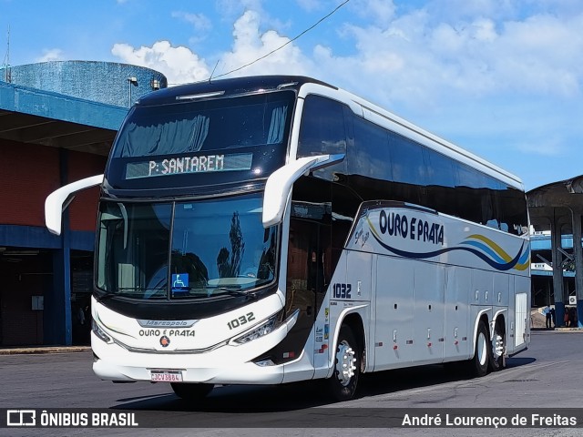 Viação Ouro e Prata 1032 na cidade de Porto Alegre, Rio Grande do Sul, Brasil, por André Lourenço de Freitas. Número da foto: #13031610.