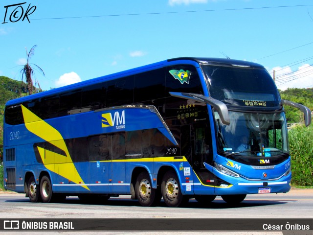 VM Transporte e Turismo 2040 na cidade de Sabará, Minas Gerais, Brasil, por César Ônibus. Número da foto: #13033125.