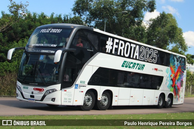 Eucatur - Empresa União Cascavel de Transportes e Turismo 6032 na cidade de Curitiba, Paraná, Brasil, por Paulo Henrique Pereira Borges. Número da foto: #13032783.