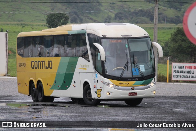 Empresa Gontijo de Transportes 18470 na cidade de Roseira, São Paulo, Brasil, por Julio Cesar Euzebio Alves. Número da foto: #13033128.