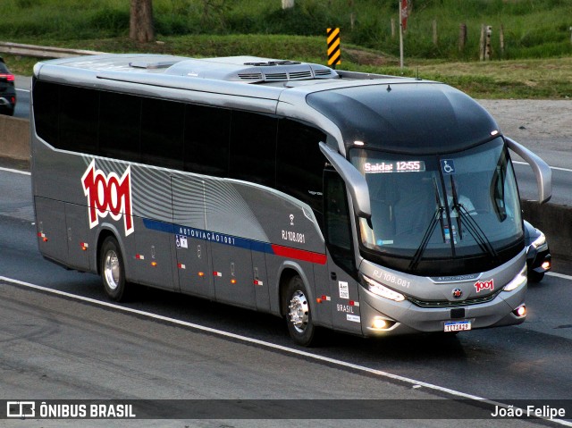 Auto Viação 1001 RJ 108.081 na cidade de Canas, São Paulo, Brasil, por João Felipe. Número da foto: #13033044.
