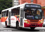 Petro Ita Transportes Coletivos de Passageiros 2096 na cidade de Petrópolis, Rio de Janeiro, Brasil, por Luiz Petriz. Número da foto: #13031577.
