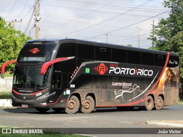 Auto Viação Porto Rico 2630 na cidade de Teresina, Piauí, Brasil, por João Victor. Número da foto: #13034997.