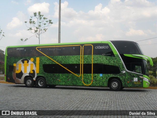 UTIL - União Transporte Interestadual de Luxo 18401 na cidade de Juiz de Fora, Minas Gerais, Brasil, por Daniel da Silva. Número da foto: #13034979.