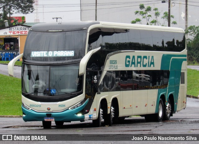 Viação Garcia 88029 na cidade de Foz do Iguaçu, Paraná, Brasil, por Joao Paulo Nascimento Silva. Número da foto: #13034904.