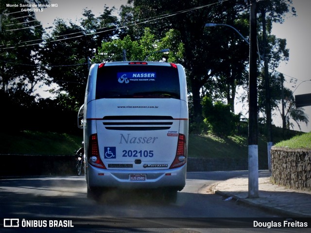 Viação Nasser 202105 na cidade de Monte Santo de Minas, Minas Gerais, Brasil, por Douglas Freitas. Número da foto: #13034927.