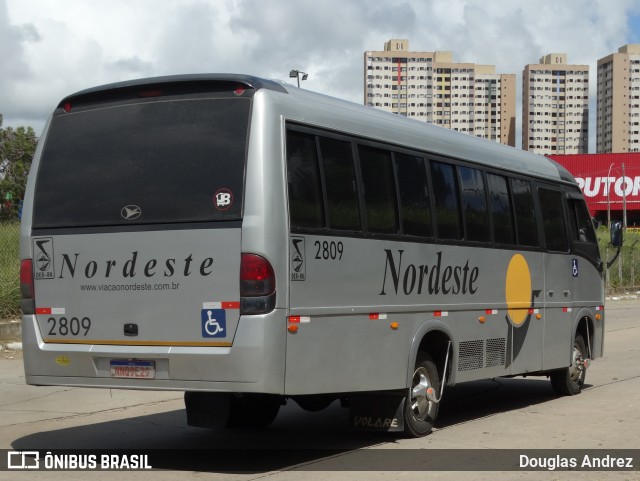 Viação Nordeste 2809 na cidade de Natal, Rio Grande do Norte, Brasil, por Douglas Andrez. Número da foto: #13033790.