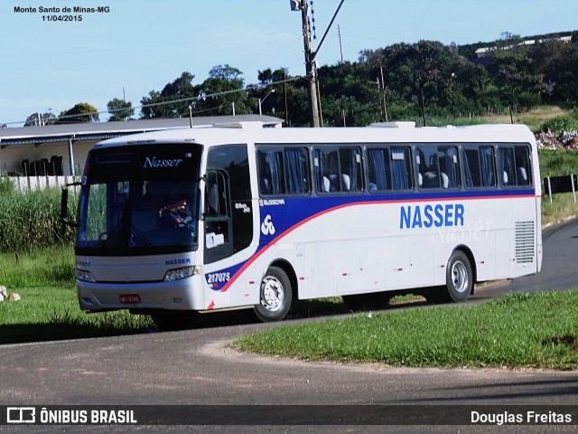 Viação Nasser 217075 na cidade de Monte Santo de Minas, Minas Gerais, Brasil, por Douglas Freitas. Número da foto: #13034903.