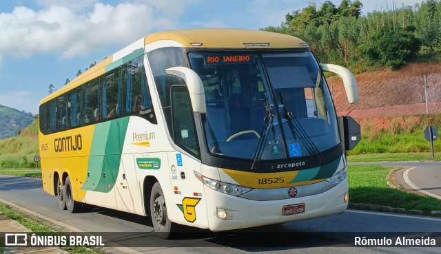 Empresa Gontijo de Transportes 18525 na cidade de Leopoldina, Minas Gerais, Brasil, por Rômulo Almeida. Número da foto: #13034047.