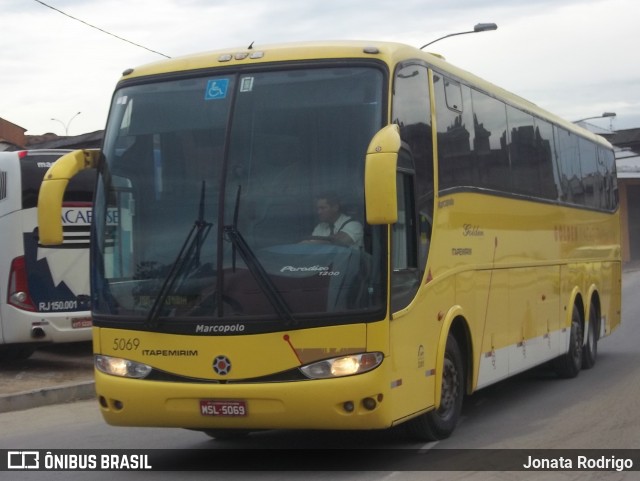 Viação Itapemirim 5069 na cidade de Rio de Janeiro, Rio de Janeiro, Brasil, por Jonata Rodrigo. Número da foto: #13034470.
