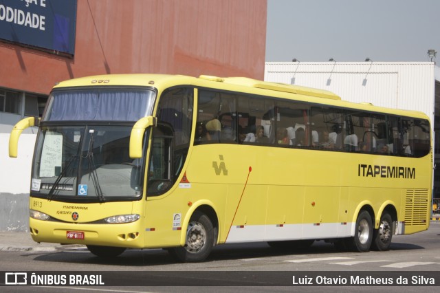 Viação Itapemirim 8913 na cidade de Rio de Janeiro, Rio de Janeiro, Brasil, por Luiz Otavio Matheus da Silva. Número da foto: #13034076.
