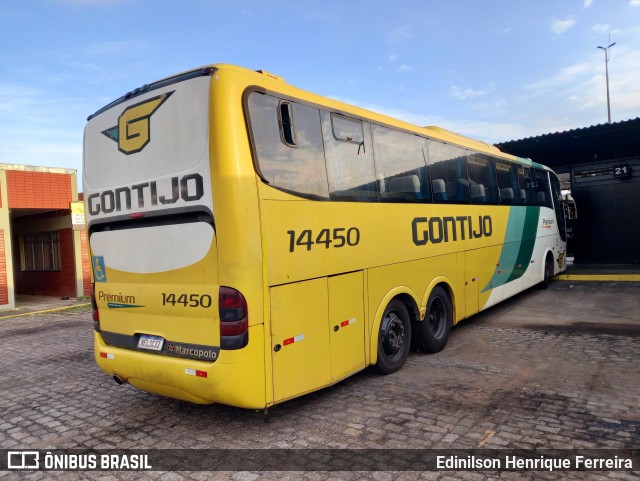 Empresa Gontijo de Transportes 14450 na cidade de Campos dos Goytacazes, Rio de Janeiro, Brasil, por Edinilson Henrique Ferreira. Número da foto: #13034178.