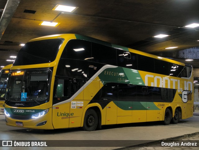 Empresa Gontijo de Transportes 23080 na cidade de Belo Horizonte, Minas Gerais, Brasil, por Douglas Andrez. Número da foto: #13033749.