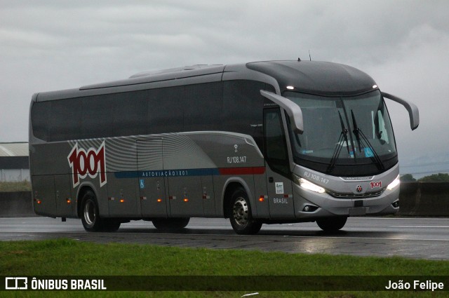 Auto Viação 1001 RJ 108.147 na cidade de Canas, São Paulo, Brasil, por João Felipe. Número da foto: #13033702.