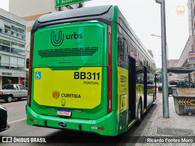 Transporte Coletivo Glória BB311 na cidade de Curitiba, Paraná, Brasil, por Ricardo Fontes Moro. Número da foto: #13034157.