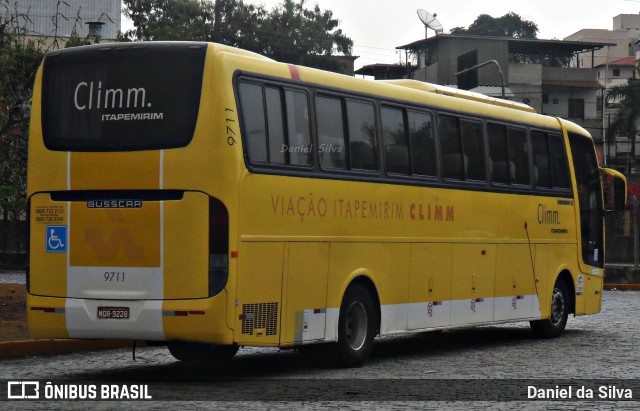 Viação Itapemirim 9711 na cidade de Juiz de Fora, Minas Gerais, Brasil, por Daniel da Silva. Número da foto: #13034947.