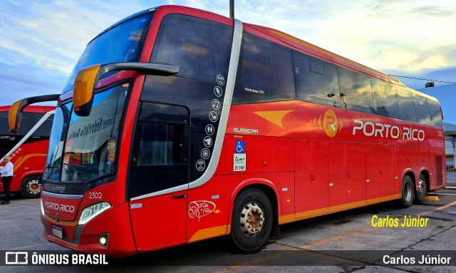 Auto Viação Porto Rico 2302 na cidade de Goiânia, Goiás, Brasil, por Carlos Júnior. Número da foto: #13035413.
