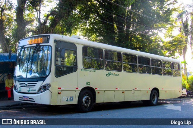 Viação Graciosa 63 na cidade de Guaratuba, Paraná, Brasil, por Diego Lip. Número da foto: #13034376.