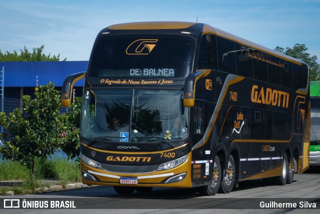 Auto Viação Gadotti 7400 na cidade de São Paulo, São Paulo, Brasil, por Guilherme Silva. Número da foto: #13037567.
