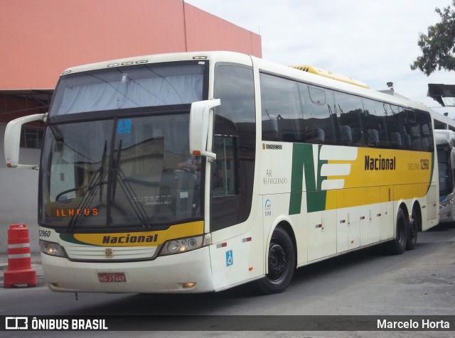 Viação Nacional 12960 na cidade de Rio de Janeiro, Rio de Janeiro, Brasil, por Marcelo Horta. Número da foto: #13036698.