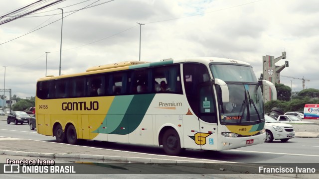 Empresa Gontijo de Transportes 14155 na cidade de São Paulo, São Paulo, Brasil, por Francisco Ivano. Número da foto: #13037634.