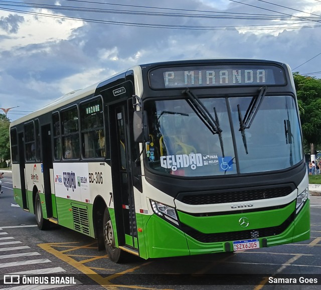 Belém Rio Transportes BD-306 na cidade de Belém, Pará, Brasil, por Samara Goes. Número da foto: #13036203.