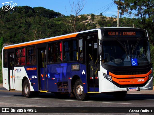 Companhia Coordenadas de Transportes 25F35 na cidade de Sabará, Minas Gerais, Brasil, por César Ônibus. Número da foto: #13036923.